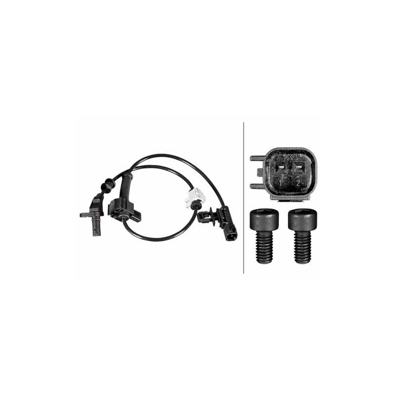 HELLA 6PU 358 217-511 Sensor Wheel Speed 2-Pin Cable 571