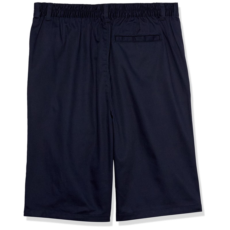 French Toast Boys' Big Pull-On Twill Shorts School Uniform for