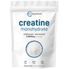 Creatine Monohydrate Powder 500 Grams (1.1 Lb), 5000mg Per Serv,