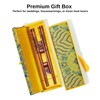 Wooden Reusable Chopsticks Gift Set – 2 Pairs with Matching