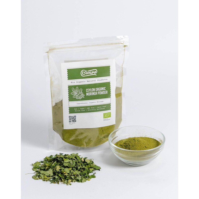 Ceylon Organic Moringa Powder, 100g, Rich Aroma, Unique Flavour