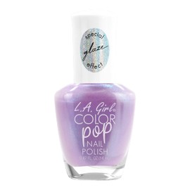 L.A. Girl Color Pop Nail Polish with Diamond Powder, Iridescently Fab GNL895G