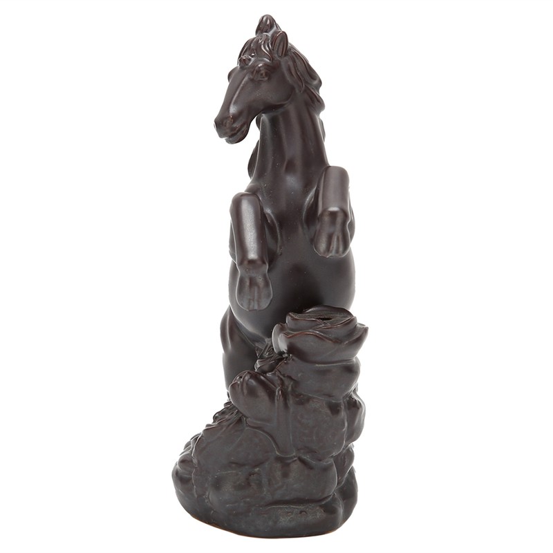 Running Horse Incense Burner Backflow Incense Holder Ornament for Bedroom