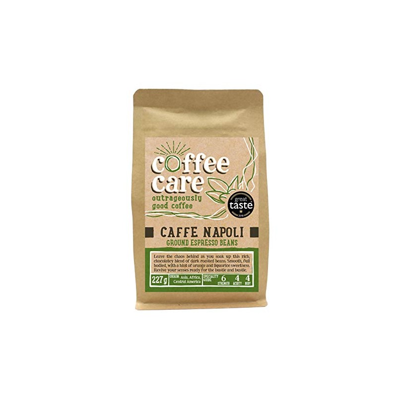 Coffee Care Caffe Napoli Ground Espresso Beans 227G (1 Packet)