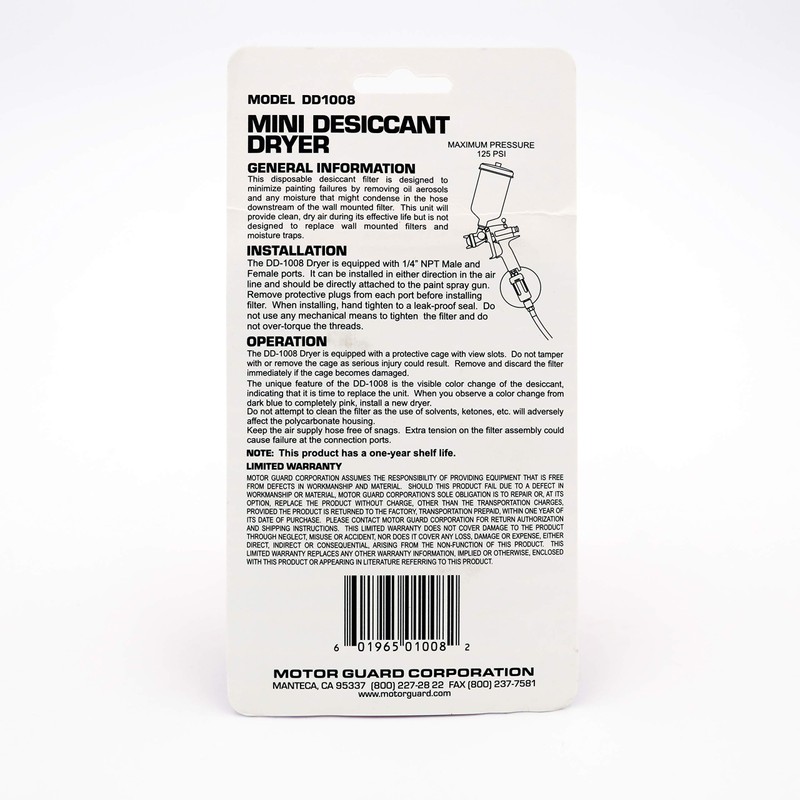Disposable Desiccant Filters - 2-pk
