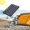 Polysilicon Solar Cell Panel, 9V 3W, Outdoor Use, 18% Conversion