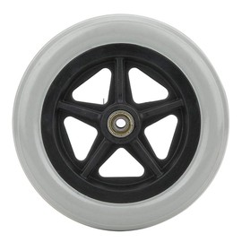 Wheelchair Casters 7" (176mm) 608ZZ Bearings Rubber