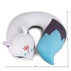 YS Travel Anime Neck Pillows, Fox Plush U-Shape Animal Neck
