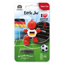Little Joe Lufterfrischer EM2024 Limited Edition, Alle Duft New Car, 45 Tage Frischer Duft im Auto, Haushalt, Büro, LKW, Camper, Wohnmobil etc (I love GERMANY (red))