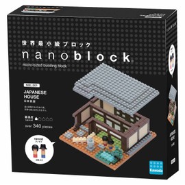 Kawada Nanoid Japanese House Nanoblock Building Kit