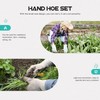 Happyyami 2Pcs Garden Weeding Japanese Handheld Nejiri Gama Hoe Stainless