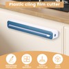 AwObEpl 3PCS Cling Film Wrap Dispenser with Cutter,Waterproof Plastic Wrap