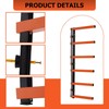 ECOTRIC Lumber Rack Wall Mount Wood Organizer Lumber Organizer -
