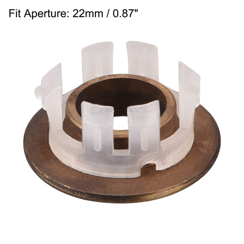 uxcell Sink Overflow Covers Kitchen Basin Trim Round Hole Caps