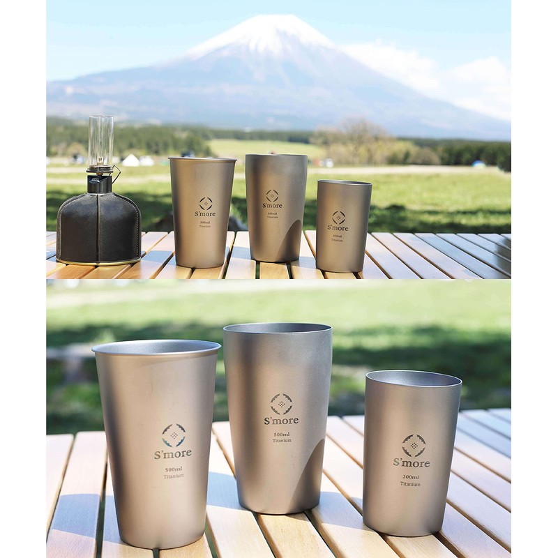 S'more Titanium Tumbler Single500 Titanium Tumbler, 16.9 fl oz (500