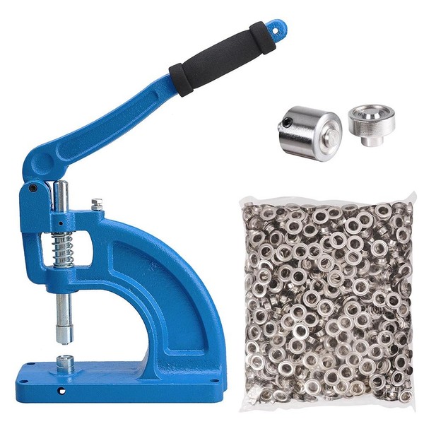 #2 Die Hand Press Eyelet Grommet Machine Table Mounted Hole Punch Tool Kit