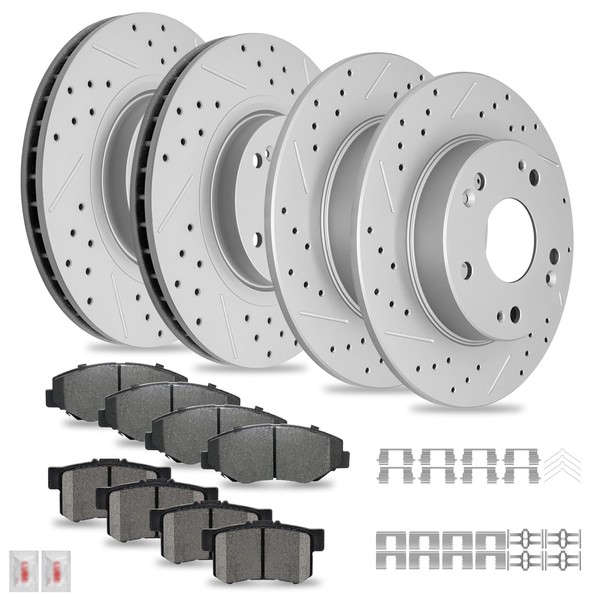 ACB ZONE Disc Brake Kits with Pads and Rotors Front