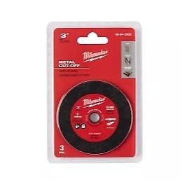 Milwaukee 49-94-3000 3-PK 3" METAL CUT OFF WHEEL MAX 20000 RPM