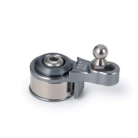 Que-T Aluminum Alloy 25T Steering Servo Arm Horn for 1/10 RC TRX-4 Crawler Car Upgrade (Titanium)