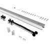 JUBEST 8FT Commercial Grade Pocket Door Hardware and Track Set