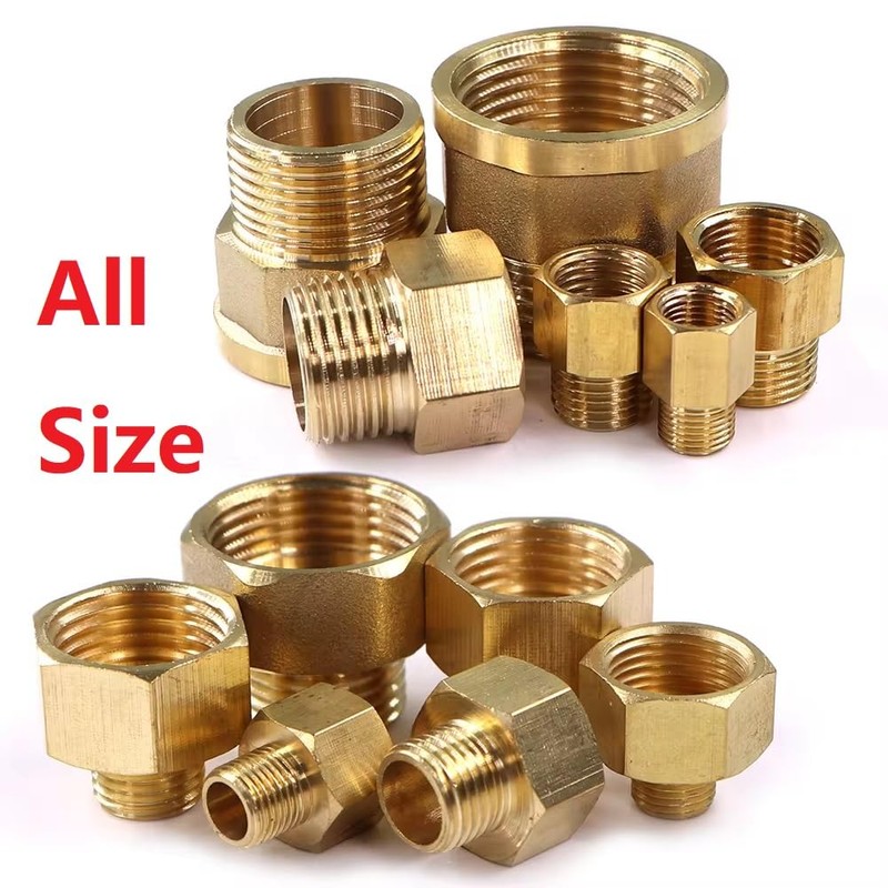 MiJunHD 2PCS Brass Reducer Connector | BSP Female Thread G3/4≈25mm