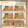 Expandable Bamboo Can Rack Organizer, 3 Tier Canned Food Storage