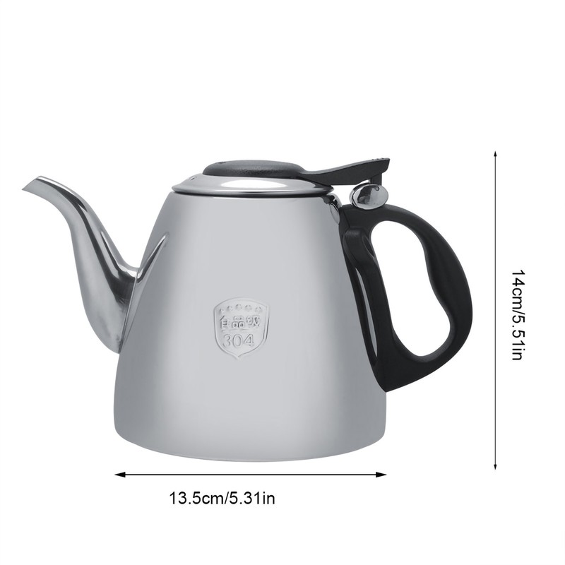 1.2l 1.5L Stainless Steel Stove Top Teapot Tea Coffee Pot