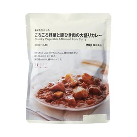 MUJI TCA32A4S Large Serving Curry with Vegetables and Ground Pork, Utilizing Ingredients