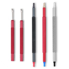 Aeaocvo 5 Pieces Clock Hand Repair Tool Set, Stainless Steel Clock Hand Adjustment Tool, Pusher Set, Pointer Adjustment Tool, black