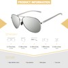 CGID Aviator Glasses Al-Mg Metal Frame Polarised Sunglasses Men Women