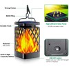 TomCare Solar Lights Outdoor Flickering Flame Solar Lantern Outdoor Hanging