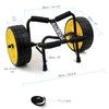 TOURFUN Kayak Cart, Collapsible Kayak Cart Dolly Kayak Trolley with