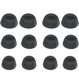 BLLQ Replacement Ear Tips Compatible with Sound core by ANK er Liberty 4 NC, Silicone Ear Buds Ear Cap Ear Plug Eartips Replacement for Liberty4NC 3 Size 6 Pairs,Black 6PB126