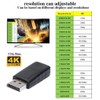 CY Adapter Virtual Display Adapter 4K DP Displayport DDC EDID