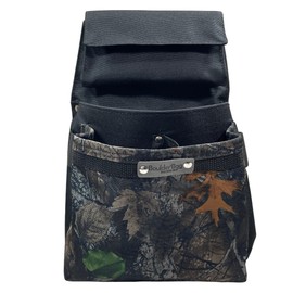 BOULDER Bag ULT 110 Ultimate Electrician Single Pouch. Camo - Backwoods. Tool Belt Ready Durability Wide Mouth, Deep Pockets, Pro Box Design. Made in The USA.