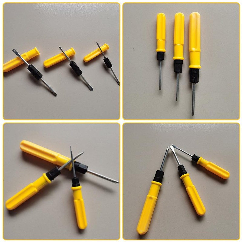 3PCS Screwdriver Set Multi-purpose screwdriver set tool Nonslip Handle Two