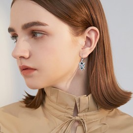 MONGAS Baseball Earrings 925 Sterling Silver Sports Baseball Earrings Baseball Jewelry for Women Baseball Lovers Baseball Player