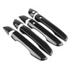 4Pcs Carbon Fiber Car Side Door Handle Frame Cover Trim