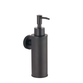 BGL Soap Dispenser Stainless Stee Black Round 304 Wall Mount Liquid and Soap Dispenser for Kitchen and Bathroom