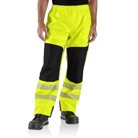 Carhartt Men's High Visibility Storm Defender Loose Fit Midweight Class E Pant, Brite Lime