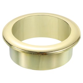 uxcell 1 Pcs 1.58 inch (40mm) Nylon Desk Grommets, Plastic Cable Hole Cover, Wire Cord Cable Organizer for Computer Desk Cabinet, Gold