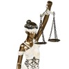 Touch of Class Themis Blind Justice Tabletop Statue Ivory Gold