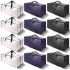 VELVETSURE 12 Pack Heavy Duty Large Moving Bags W/Backpack Straps