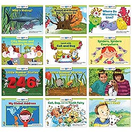Creative Teaching Learn to Read Books Variety Pack 8 Guided Reading Level D (Phonics Skills, Sight Words, Vocabulary Words, Literary Concepts)