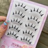 False Eyelashes, Natural, 5 Pairs Popular Transparent Axis Soft Core