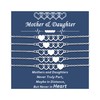 GBTBYS Mother Daughter Bracelets Set for 5 Mothers Day Gifts