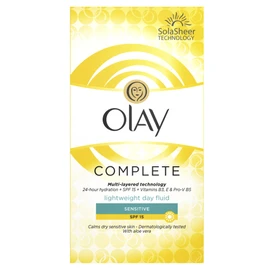 Olay Complete Lightweight Three in One SPF15 Sensitive Moisturiser Day Fluid, 100 ml