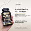 Organic Maca Root Capsules 1500mg - Made with Black, Red,
