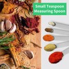 KIPTVO 5PCS Mini Measuring Spoons Set Stainless Small Teaspoon Micro