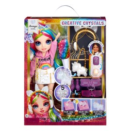 Rainbow High Creative Crystals Amaya - Rainbow 11” Fashion Doll with Crystal Accessory Make It Kit, Ring for You, DIY, Crafts, Resin Play, Kids Gift 8+